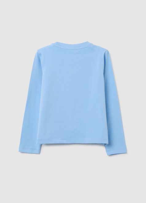 OVS / Лонгслив со стразами для девочки - фото 2