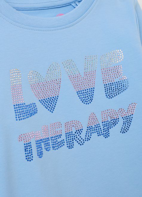 OVS / Лонгслив со стразами для девочки - фото 3