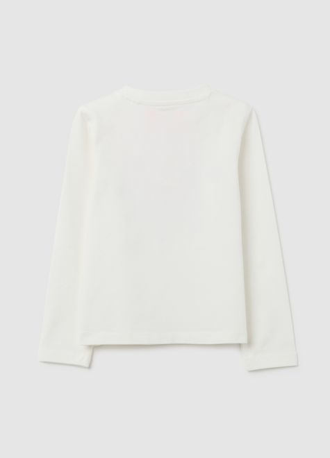 OVS / Лонгслив со стразами для девочки - фото 2