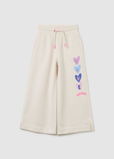 OVS / Брюки кюлоты со стразами для девочки