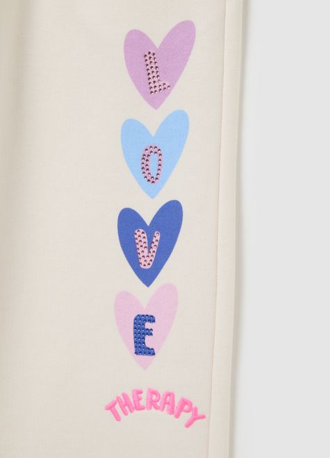 OVS / Брюки кюлоты со стразами для девочки