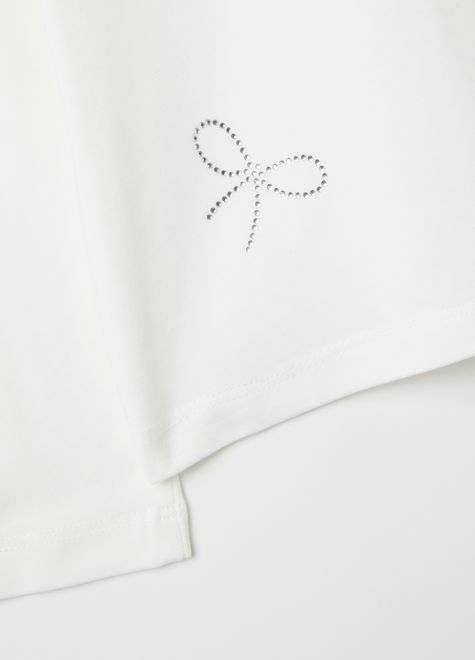 OVS / Лонгслив со стразами для девочки