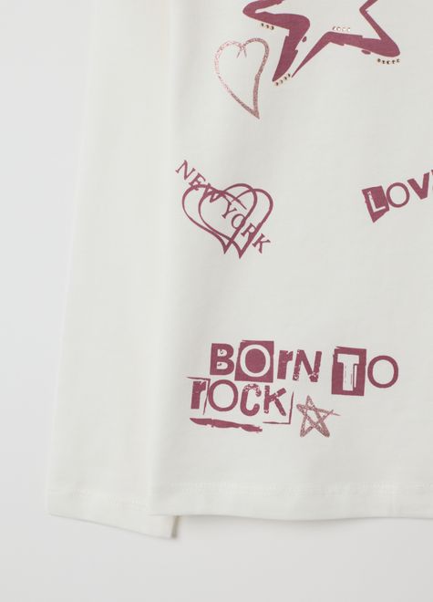 OVS / Лонгслив с принтом для девочки