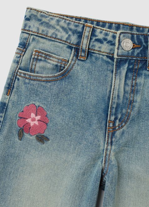 OVS / Джинсы с вышивкой для девочки - фото 3