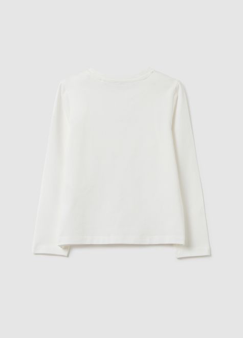 OVS / Лонгслив со стразами для девочки - фото 2