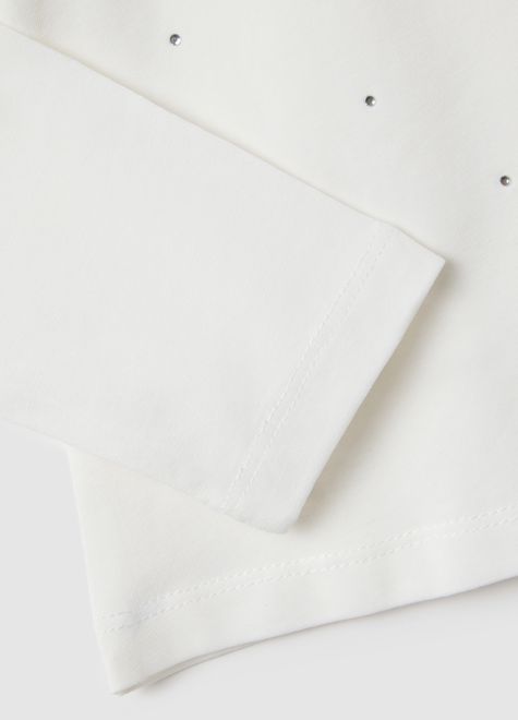 OVS / Лонгслив со стразами для девочки - фото 3