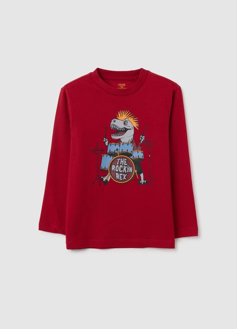 OVS / Лонгслив с принтом для мальчика