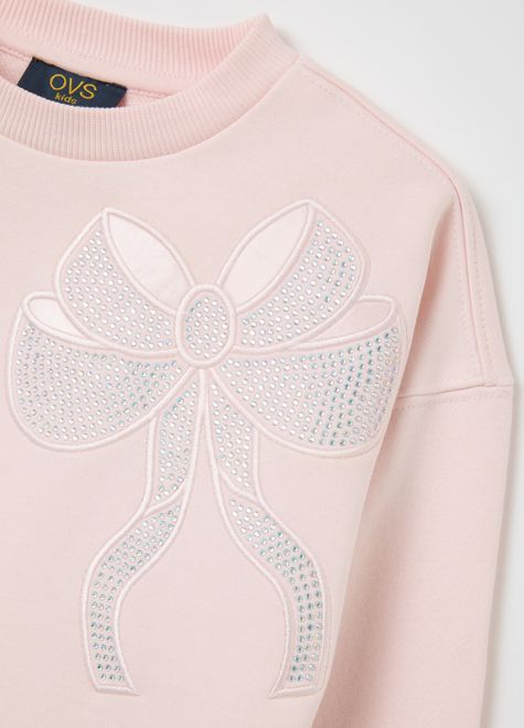 OVS / Свитшот со стразами для девочки