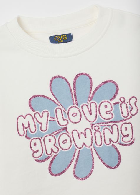 OVS / Свитшот с глитер-принтом для девочки