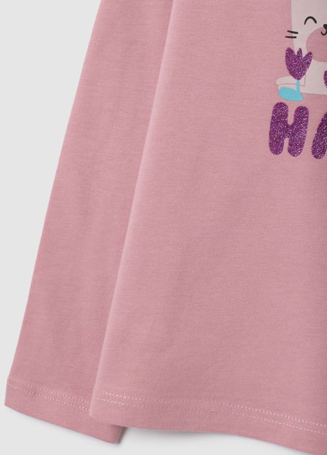 OVS / Лонгслив с принтом для девочки - фото 4