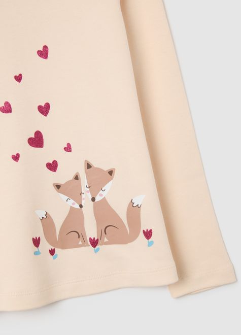 OVS / Водолазка с глитер-принтом для девочки