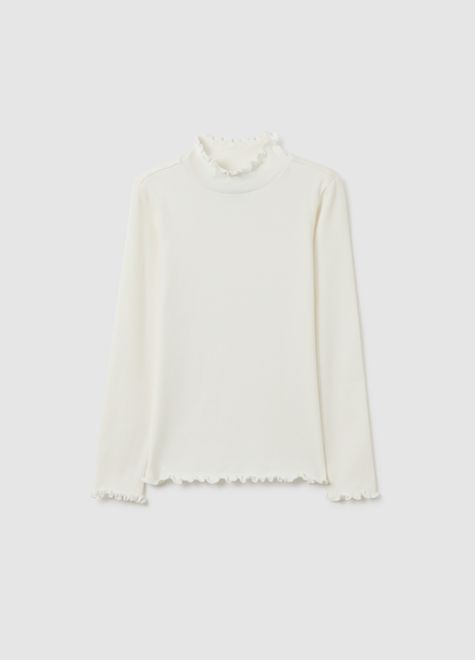 OVS / Водолазка с декоративными краями для девочки