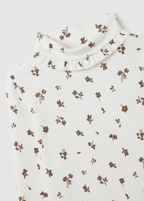 OVS / Водолазка с цветочным принтом для девочки - фото 3