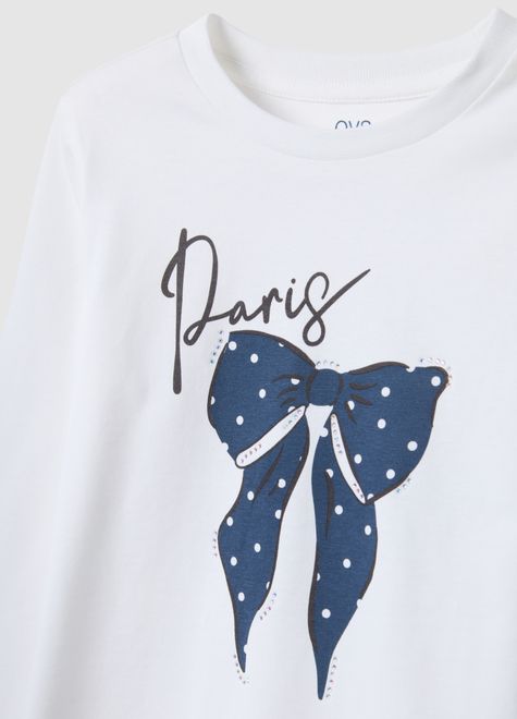 OVS / Лонгслив с принтом для девочки