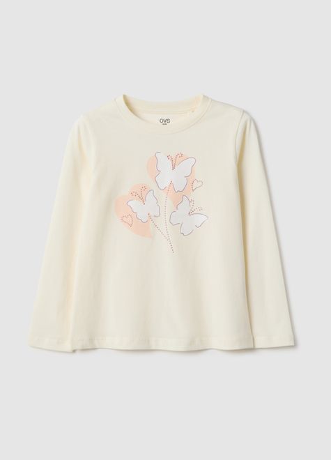 OVS / Лонгслив с принтом для девочки