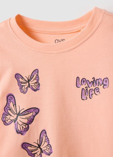 OVS / Лонгслив с принтом для девочки - фото 3