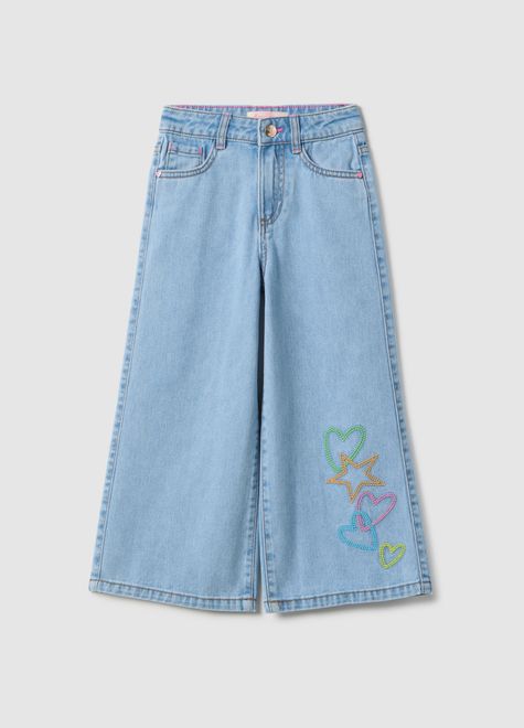 OVS / Джинсы с вышивкой для девочки