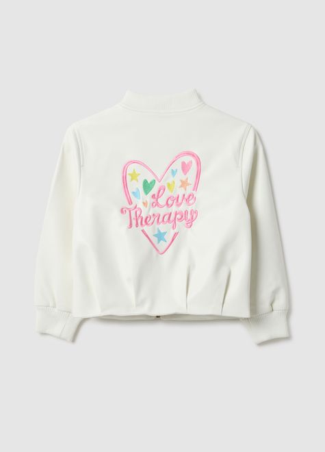 OVS / Бомбер с вышивкой для девочки - фото 2