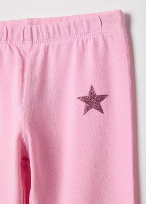 OVS / Легинсы с глитер-принтом для девочки - фото 3