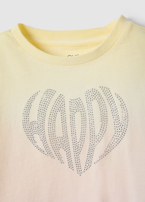 OVS / Футболка со стразами для девочки - фото 3
