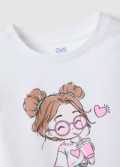OVS / Футболка с принтом для девочки - фото 3