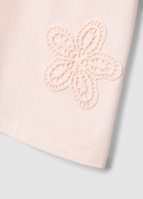 OVS / Футболка с ажурной аппликацией для девочки - фото 4