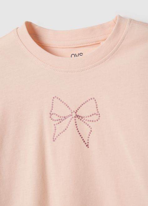 OVS / Лонгслив со стразами для девочки - фото 3