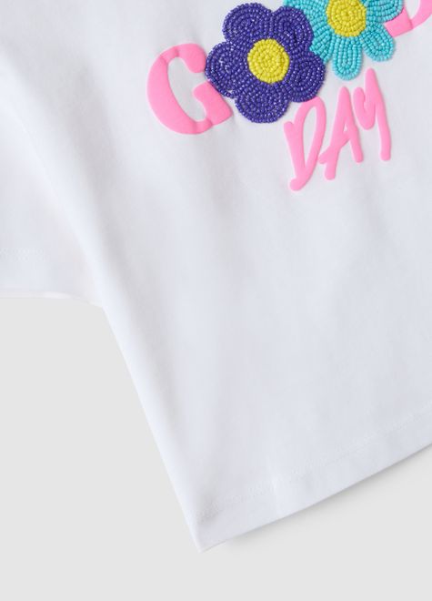 OVS / Футболка укороченная с аппликацией для девочки - фото 3