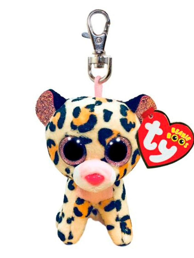 TopToys / Игрушка мягконабивная на брелоке Леопард LIVVIE, 12,7см 