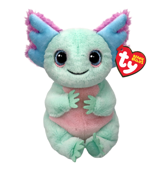 TopToys / 41510 Игрушка мягконабивная Аксолотль Alex серии 'Beanie Bellies', 15 см 